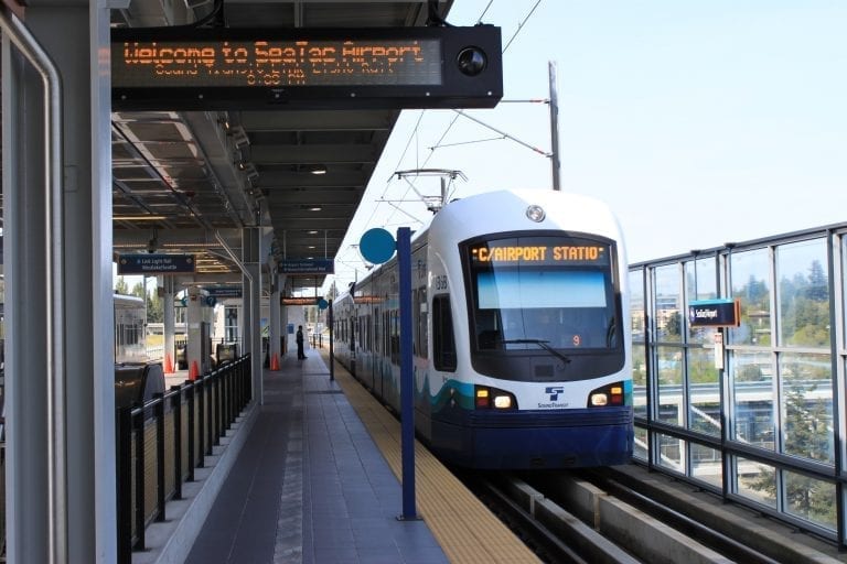 SEATTLE: LINK TRANSIT CONNECTS SOUTH SEATTLE TO DOWNTOWN AND SEA-TAC