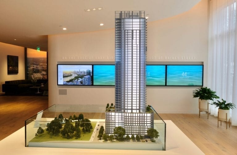 AUSTIN: DIG THIS PRETTY SWEET MODEL OF AUSTIN'S UPCOMING 44 EAST CONDO TOWER